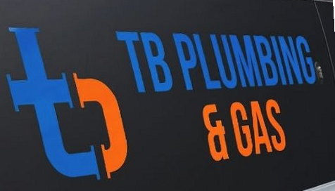 TB Plumbing & Gas van