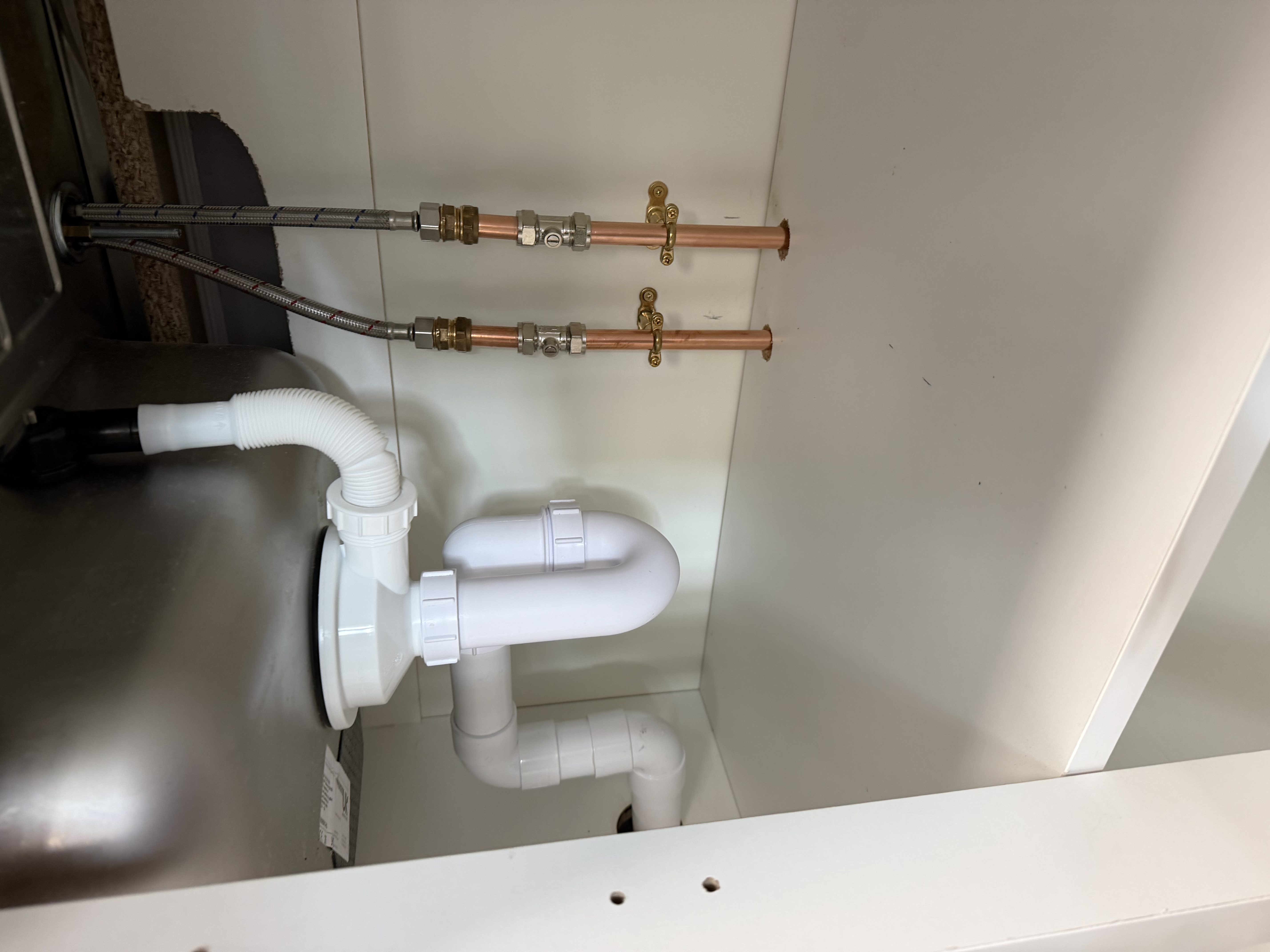 Temporary Kitchen Plumbing Installation in Billericay, Essex